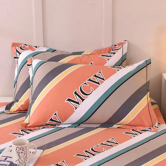 Pure Cotton A Pair of Pillowcases Brushed and Thickened 48x74cm Double Bedroom Soft Pillow Core Cover
