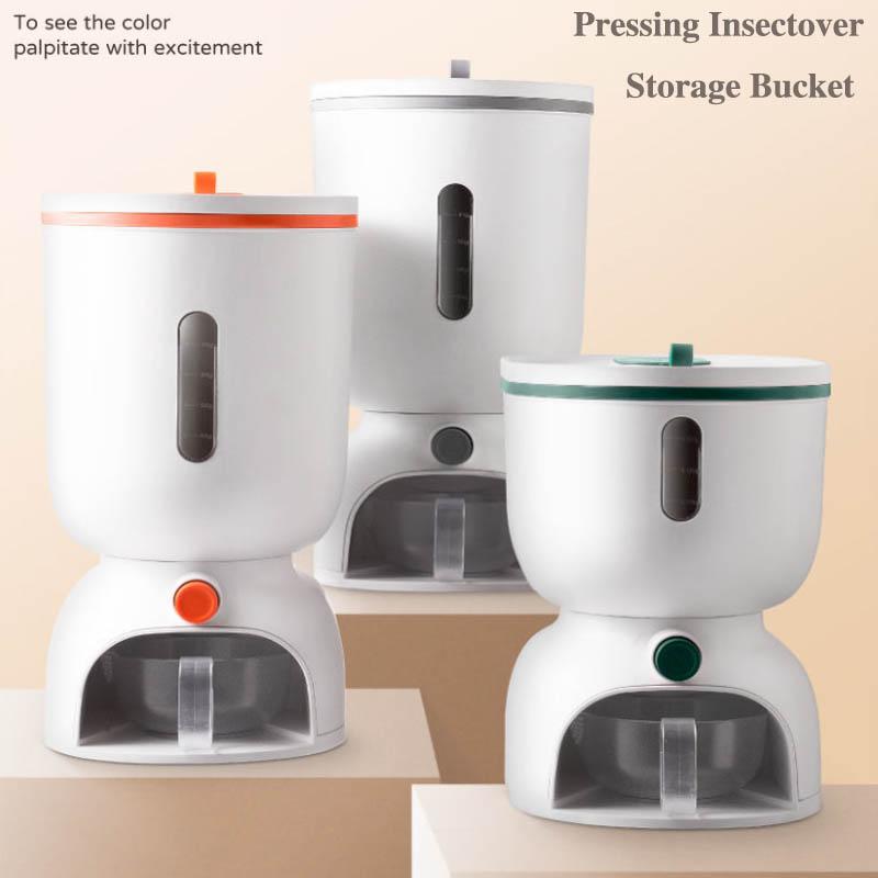 Household Anti-sealing Moisture-proof Multi-function Rice Cylinder Food Grade Storage Rice Can Kitchen Thick Thick Capacity Storage Bucket