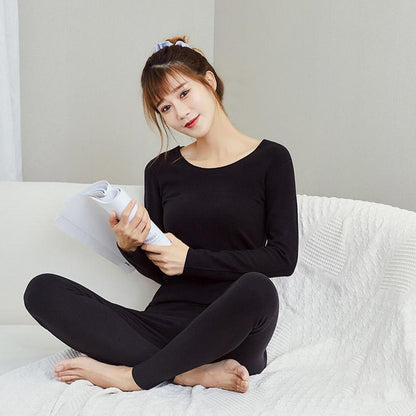 Thermal Underwear Ladies Suit De Velvet Seamless Self-heating Thin Velvet Thick Double-sided Sanding