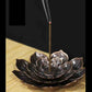 Large Retro Incense Burner Lotus Plate Stick Holder