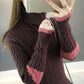 Autumn and Winter Thick Warm Sweater Loose Fashion Bottoming Shirt Casual Simple Women's Top