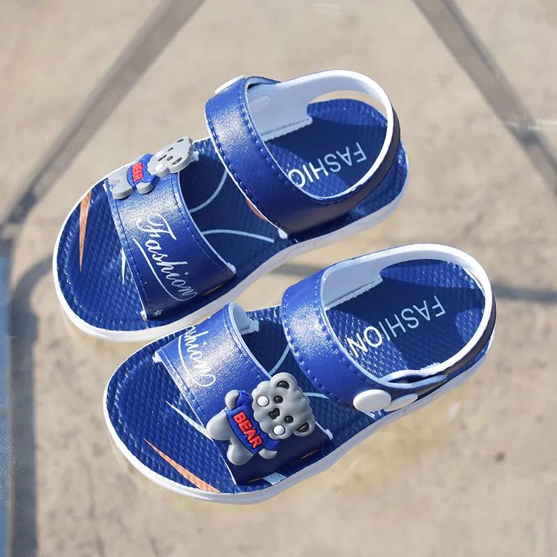 Kids Sandals In Summer Soft Sole Outdoor Light Sandals Little Boys and Girls Anti-slip Flat Casual Sandals