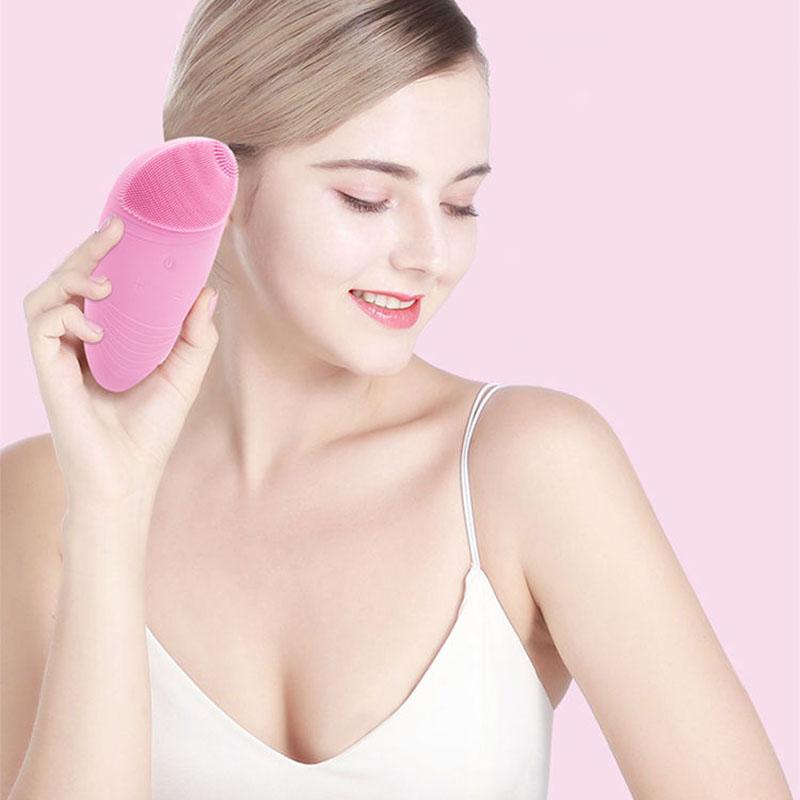 Facial Washing Artifact Electric Silicone Cleansing Facial Cleansing Instrument Pore Cleaner Rechargeable Facial Cleansing Instrument