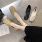 Women's Shoes All-match Soft Sole Shoes Peas Shoes Shallow Mouth Casual Shoes Loafers Women's Square Toe Flat Shoes