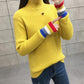 Loose Half High Neck Knitted Bottoming Shirt Thick Warmth Fashion Slim Slim Sexy Female Top