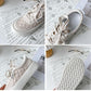 Plus Velvet Thick White Shoes Women Winter Canvas Shoes All-match Warm and Comfortable Flat Shoes
