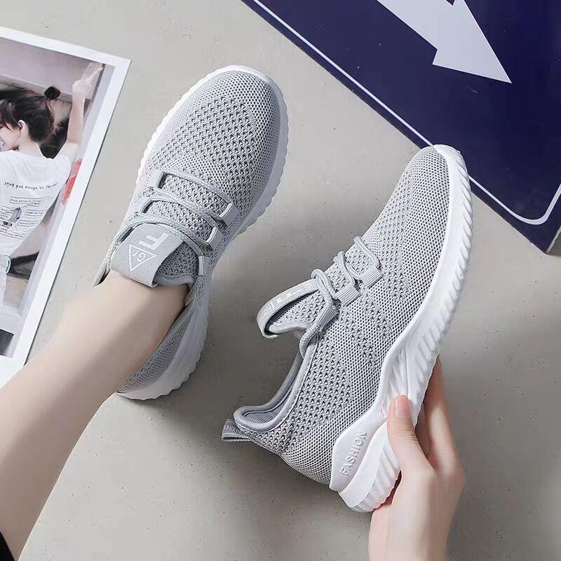 Women Clearance Sneakers Korean All-match Women's Shoes Flat Casual Shoes Spring and Autumn Fashion Student Net Shoes