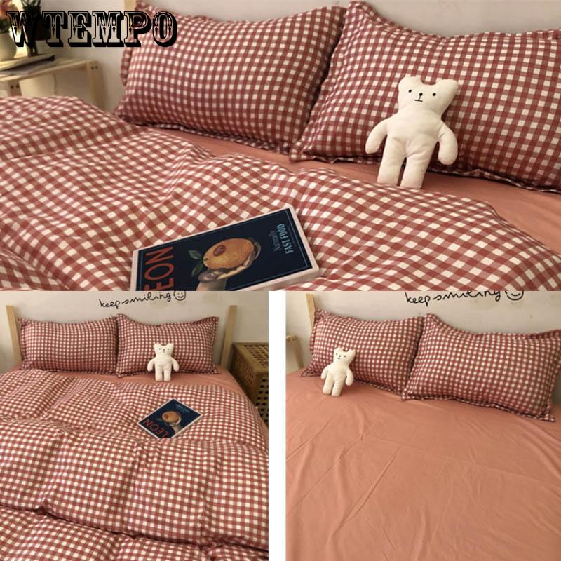 Modern Geometric Bedding Set King Double Sided Bed Linings Concise Style Bedding Sets Duvet Cover Set Pillowcase