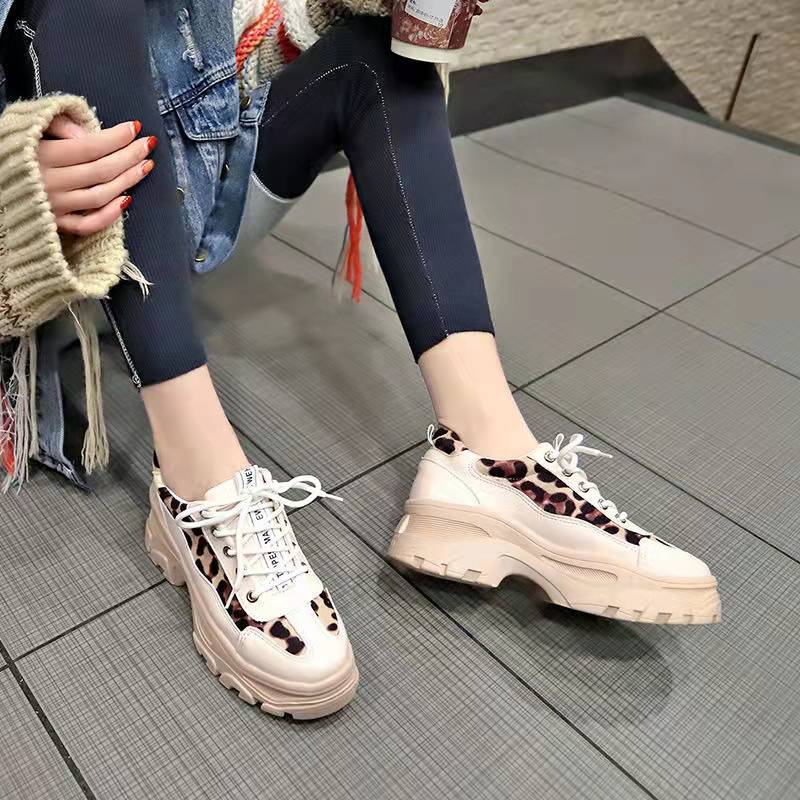 Women's Sneakers Fashion Women Platform Shoes Lace Up Running Sports Shoes Womens Female Dad Shoes
