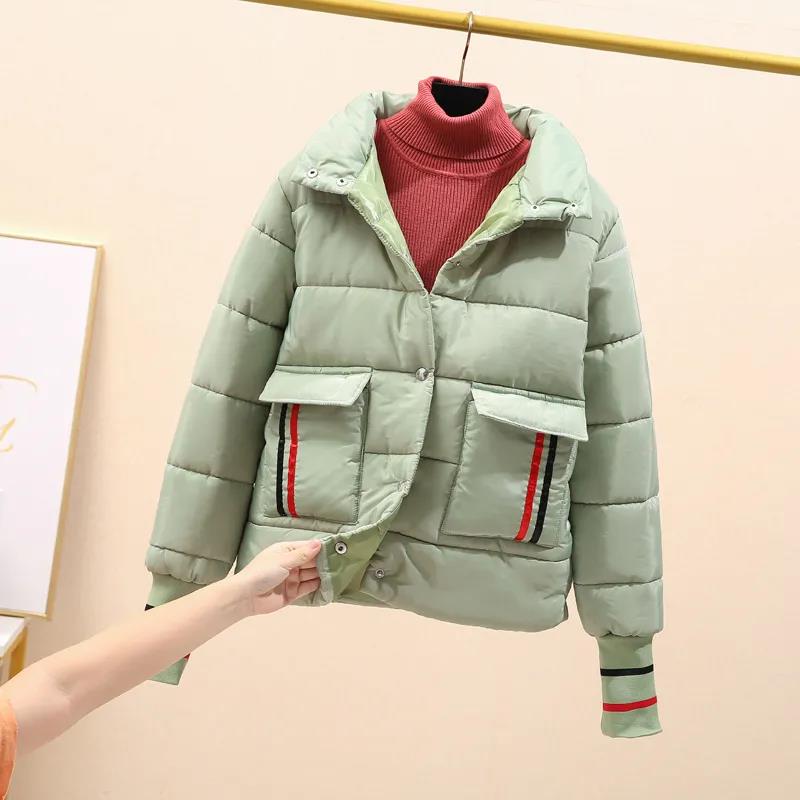 Short Bread Coat Winter Coat Korean Style Popular Student Padded Jacket Thick Loose Coat Women's Clothing