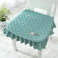 Dining Chair Cushion Four Seasons General Plush Chair Cushion Thickened Anti-slip Strap Stool Cover Cushion