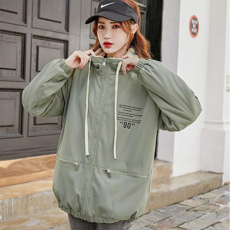 Winter Plus Velvet Thick Casual Cotton Clothes Loose Korean Style Short Jacket Hooded All-match Female Parkas