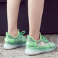 Women's Summer Coconut Shoes Female Student Casual Running Sports Dad Shoes Ins Casual Flying Woven Shoes for Girls