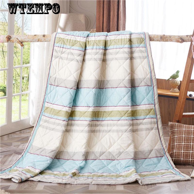 Stylish and Comfortable Quilt Core Summer Printing Air Conditioning Cool Washable Thin Quilt