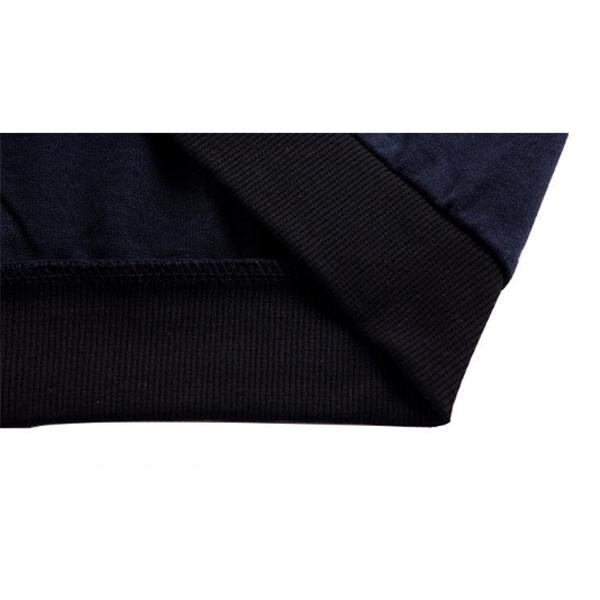 Middle-aged Aged Men's Dot Collar Printed Lapel Polo Shirt Loose T-Shirt Top Long Sleeve Shirt Bottoming Shirt Spring and Autumn