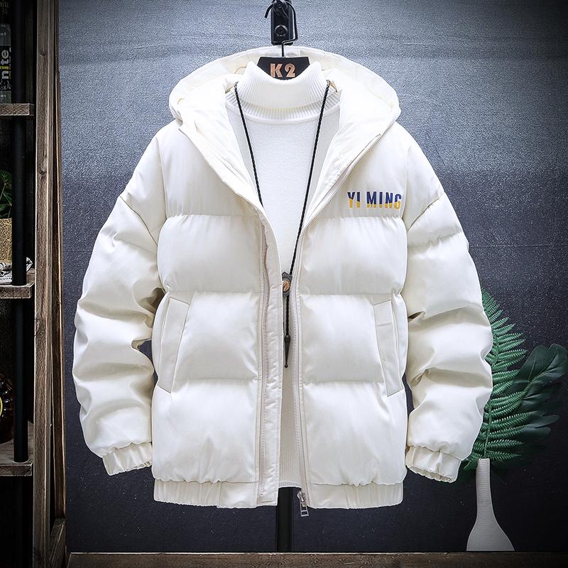 Parka Casual Classic Winter Jacket Men's Warm Padded Hooded Overcoat Outerwear Young Man Jacket