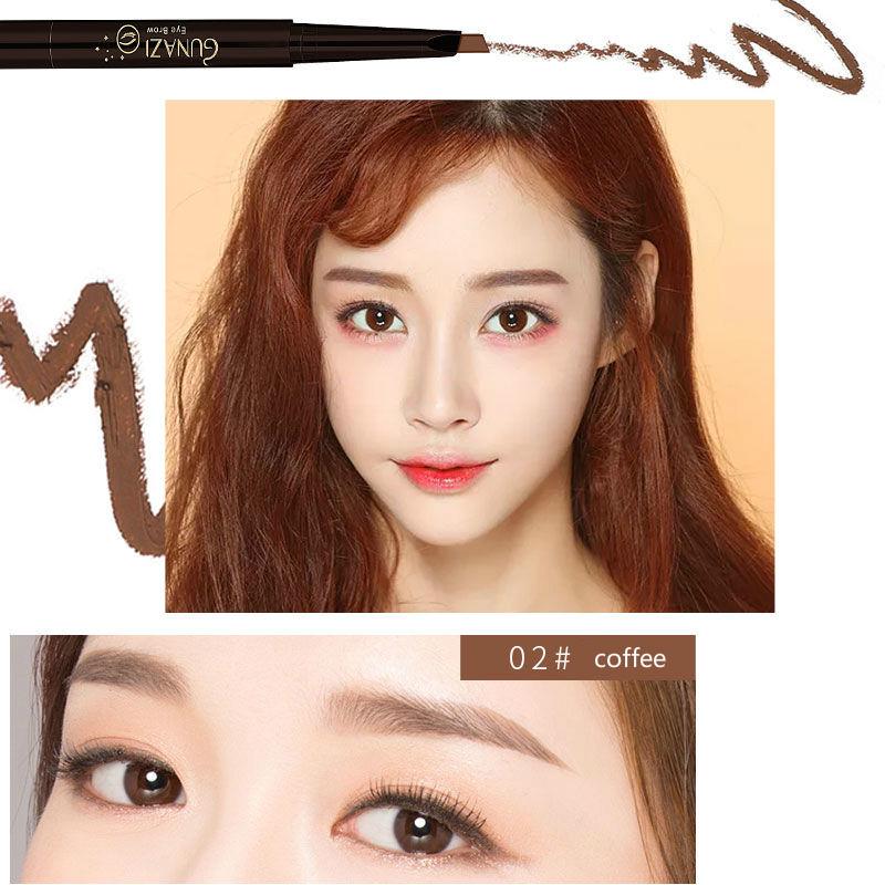Durable eyebrownon-marking eyebrow pencil double head eyebrow pencil waterproof and sweat-proof