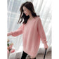 Women's Sweater Mid-length Loose Bag Hip Skirt Bottoming Round Neck Pullover Sweater Autumn and Winter