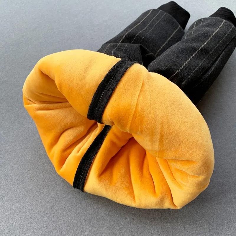 Children's Pants Boys' Casual Pants Winter Plus Velvet Thickening Children's Sports Pants Cotton Baby Trousers