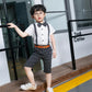 Children's Clothing Boys' Suits Children's Clothing Middle Small Children Children Baby Dresses Short-sleeved Summer DressesKorean Version