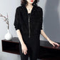 Long Sleeve Jacket Summer Women's Loose Jacket Casual Sunscreen Thin Print Transparent Flocked Baseball Uniform