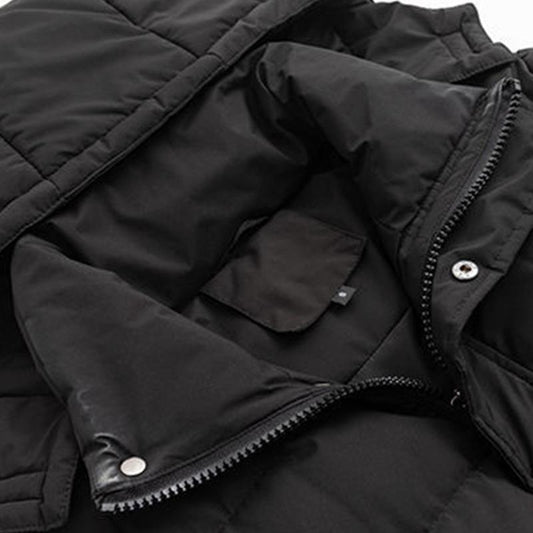 Women Double Sided Down Long Jacket Winter White Duck Down Coat Double Breasted Warm Parkas Snow Outwear