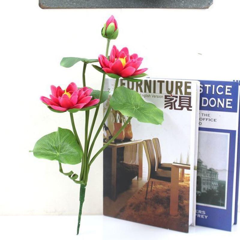 Artificial Lotus Artificial Flowers Decorative Flowers for Home Decoration