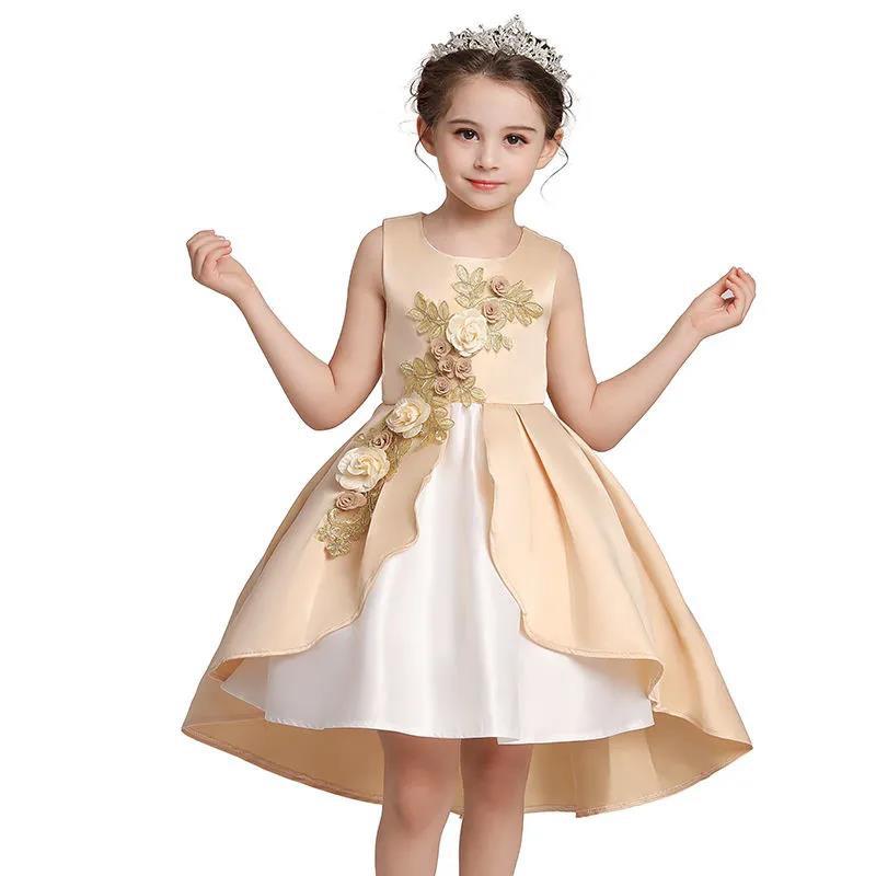 Girls Birthday Party Dress Children Princess Dress Christmas Dress Fluffy Dress