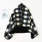 Thicken In Autumn and Winter To Keep Warm and Heat Take A Lazy Flannel Blanket Multi-purpose Shawl Blanket Female Nap Cloak