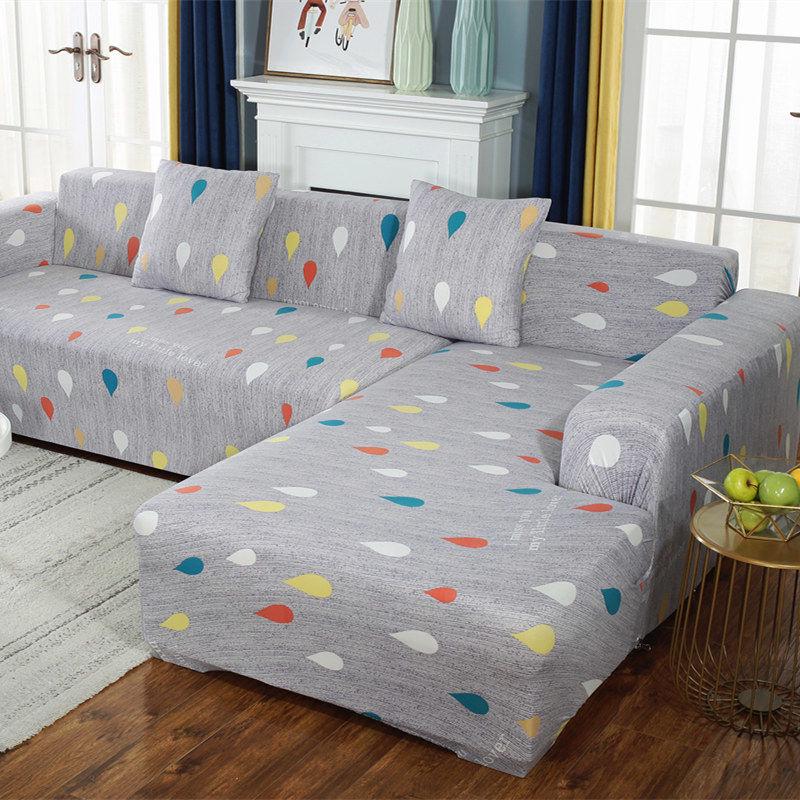 Sofa Cover Elastic Couch Cover for Sofa Sectional L Shaped Sofa Cover Chaise Longue for Living Room