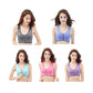 Women's Sports Bra Zipper Shockproof Breathable Fitness Vest Running Yoga Top