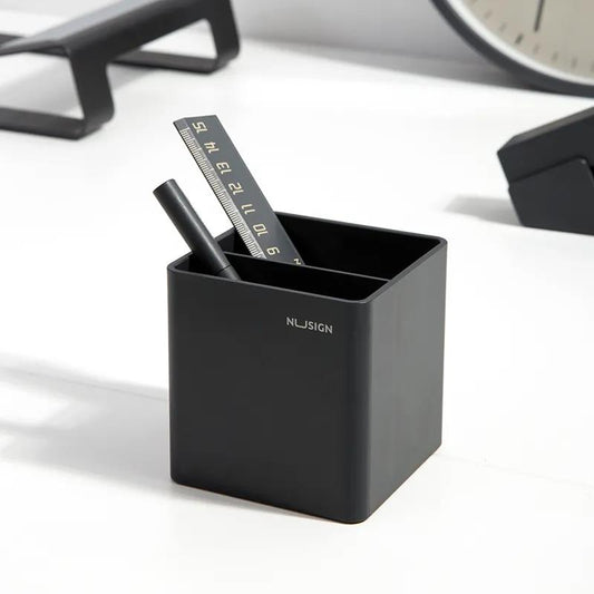 Concise Desktop Office Storage Box Organizing Pen Holder Multifunctional Resin Pen Holder