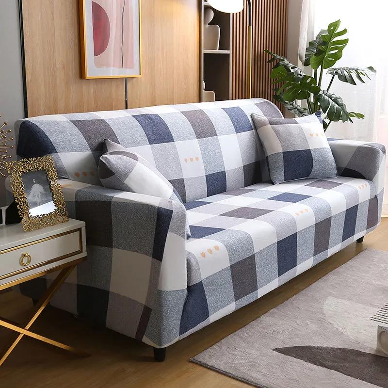 Slipcovers Sofa Cover Slip-resistant Sectional Couch Cover Sofa Towel Single/Two/Three/Four-seater