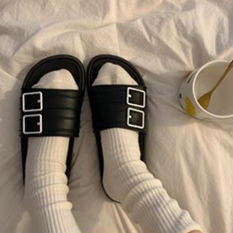 Slippers Women's Summer Indoor and Outdoor Wear Korean Fashion Girl Heart Non-slip Sandals and Slippers Soft Bottom