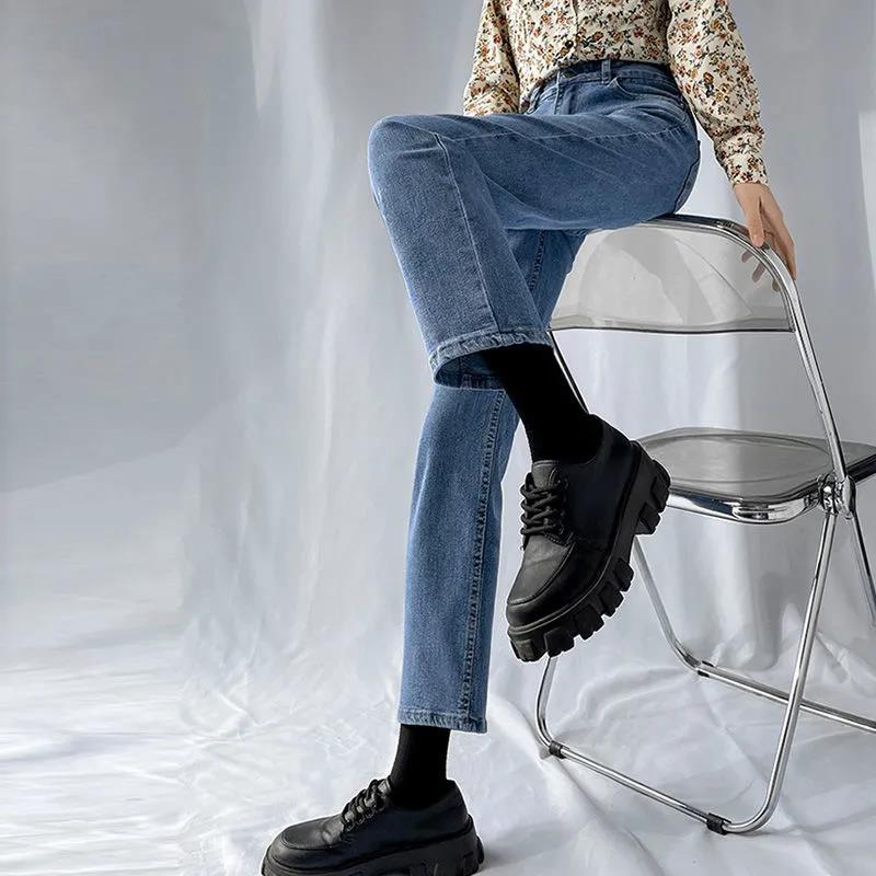 Straight Loose Men's Hip Hop Denim Jeans Classic High Street Fashion Trend Young Student Jeans