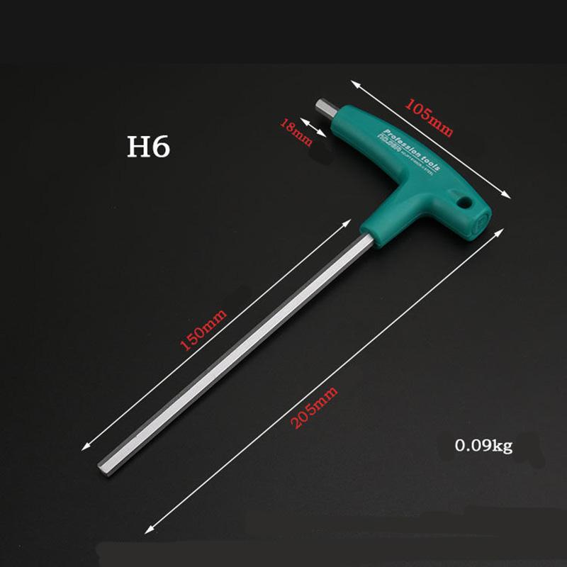Hexagonal Wrench T-Screwdriver Auto Repair Tool Industrial Companion Tool