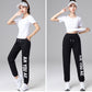 Women Leisure Harem Pants High Waist Wide Leg Trousers Pants Solid Street Sports Harajuku Joggers