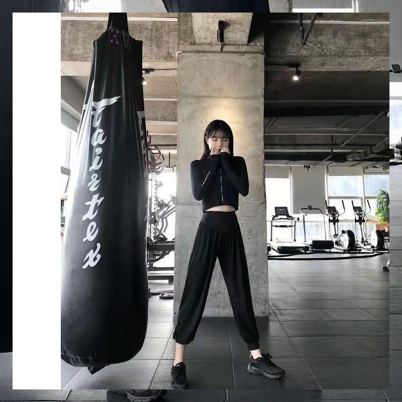 Sports Pants Women's Loose Trousers Leggings Running Fitness Pants Black Quick-drying High-waist Casual Yoga Dance Pants Jogging Trousers