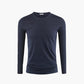 Long-sleeved T-shirt Men's Winter Warm and Comfortable with A Solid Color Bottoming Shirt Slim Thin Section