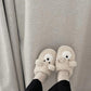 Winter Women Warm Indoor Slippers Ladies Fashion Cute Pink Pig Shoes Women's Soft Short Furry Plush Home Floor Slipper