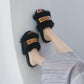 Hairy Slippers Women Wear Autumn and Winter Ins Tide 2020 Ms. Home Net Red Thick Bottom Indoor Cotton Slippers