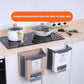 Foldable Trash Can Cabinet Door Wall-mounted Waste Bin Large-capacity Multi-functional Labor-saving Storage Bin Kitchen Organizer