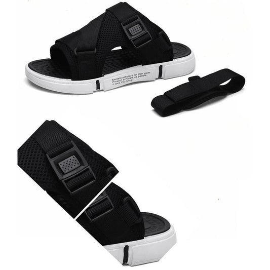 Summer Novel Men's Slippers Sandals and Slippers Dual-purpose Personalized Non-slip Men's Slippers Outer Sandals Men's Flip Flops