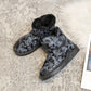 Snow Boots Autumn and Winter Students All-match Short Boots Plus Velvet Warm Cotton Shoes Casual Shoes