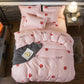 Black And White Stripes Bedding Sets Geometry Soft Bed Sheet Pillowcase &Duvet Cover Se