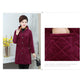 Middle-aged and Elderly Cotton-padded Clothes Women's Mid-length Mothers Wear Cotton-padded Jackets for The Elderly