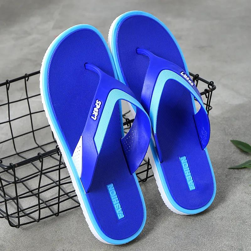 Men's Slippers Summer  Flip-flops Non-slip Soft Bottom Outside Wear Beach Sandals