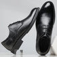 Men's Shoes Alligator British Pointed Men's Shoes Personality Heightening Shoes Printed Black Business Dress Shoes for Men