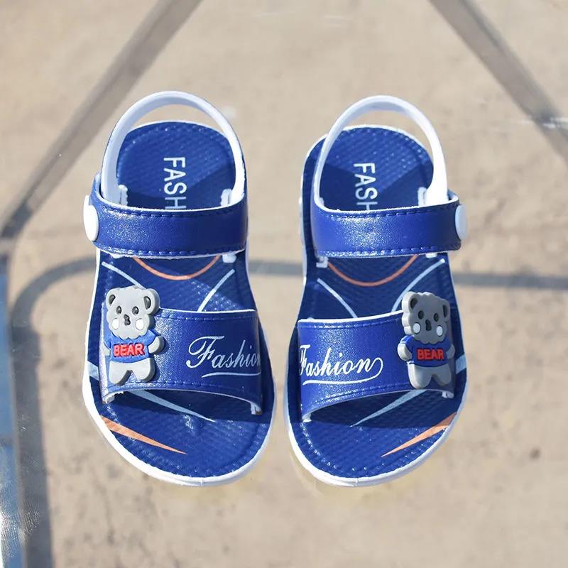 Kids Sandals In Summer Soft Sole Outdoor Light Sandals Little Boys and Girls Anti-slip Flat Casual Sandals
