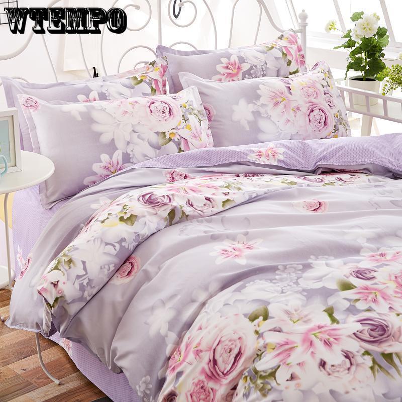 New Fashion Home Textile Bedroom Bedding Sets Colorful Geometry Duvet/Quilt Cover Bed Sheet